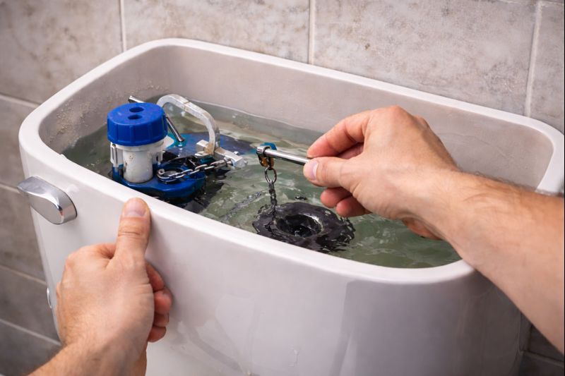 Stopping a Running Toilet