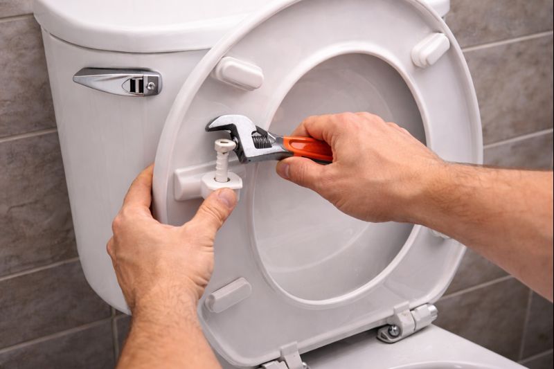 Replacing a Toilet Seat