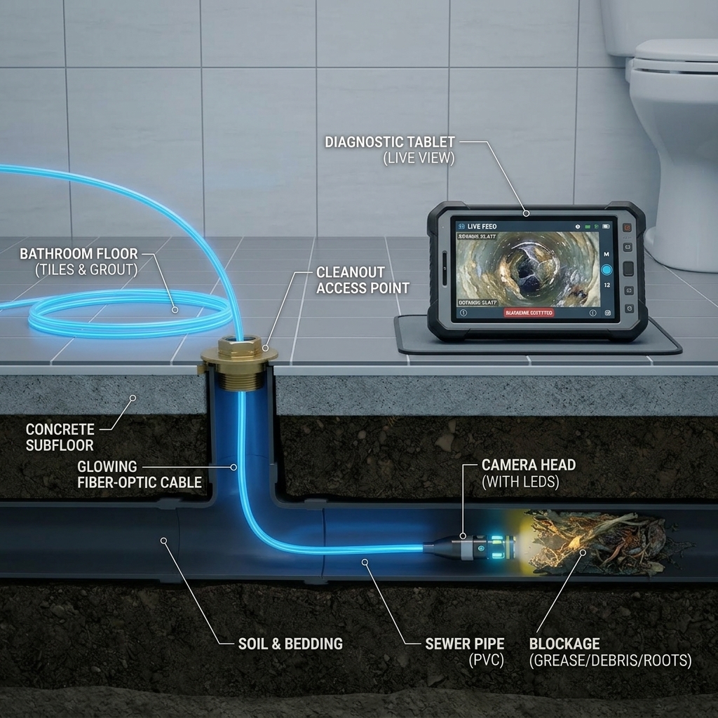 Toilet diagram with labeled components